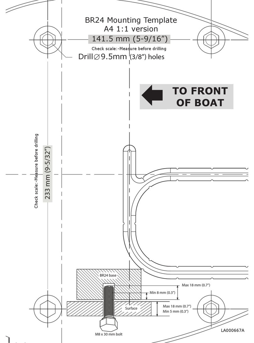 NorthStar BR24 - MOUNTING TEMPLATE A4 1-1 Mounting template