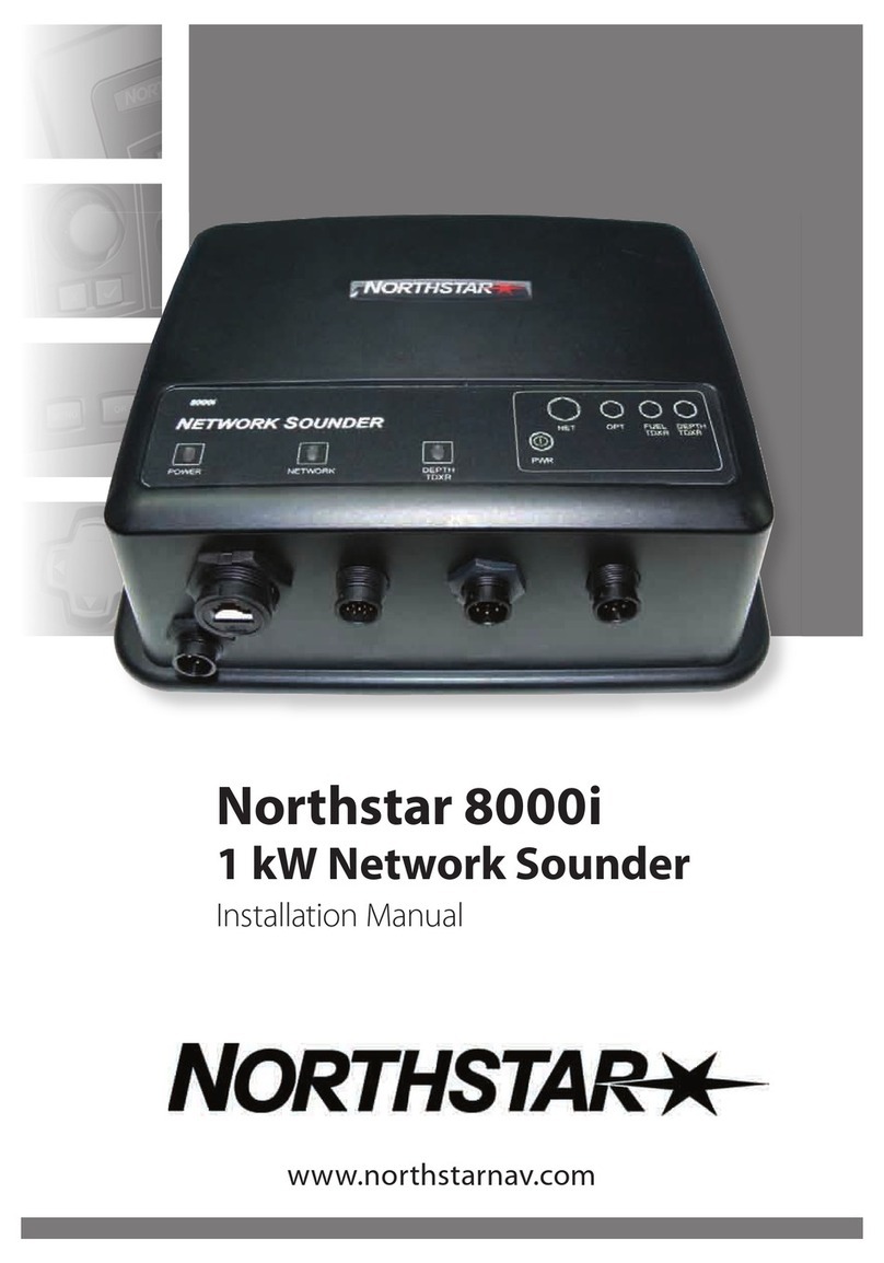 NorthStar 8000I 1KW NETWORK SOUNDER User manual