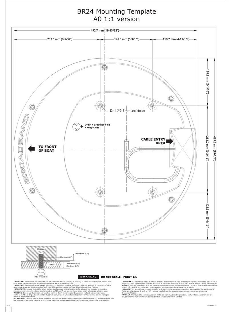 NorthStar BR24 - MOUNTING TEMPLATE A0 1-1 Mounting template