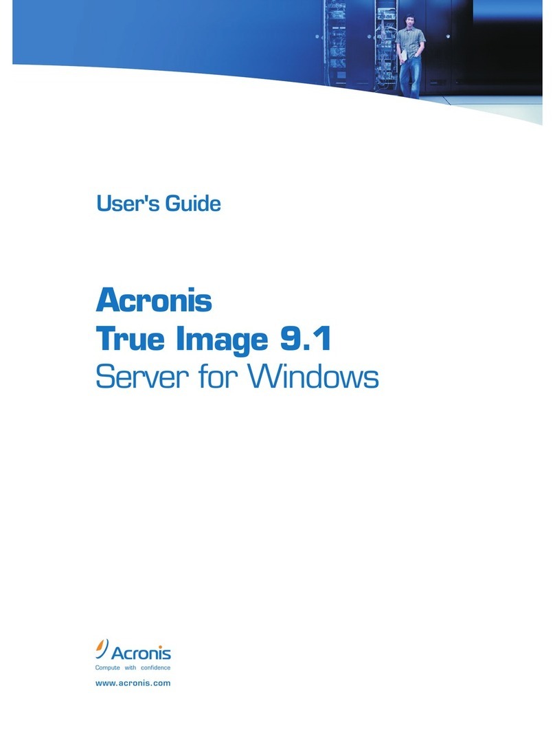 ACRONIS TRUE IMAGE 9.1 - ENTERPRISE SERVER User manual
