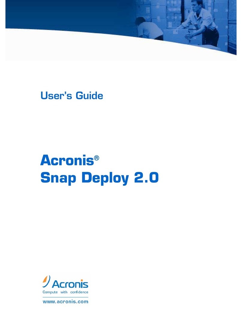 ACRONIS SNAP DEPLOY 2.0 - User manual