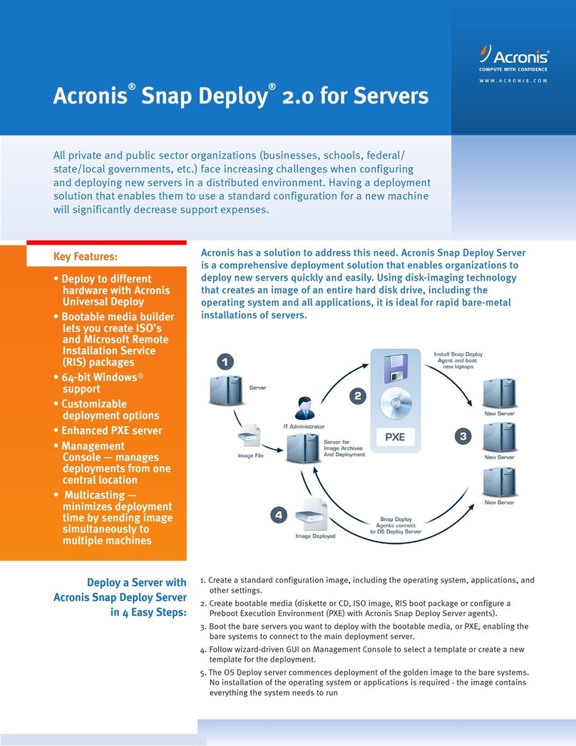 ACRONIS SNAP DEPLOY 2.0 - User manual