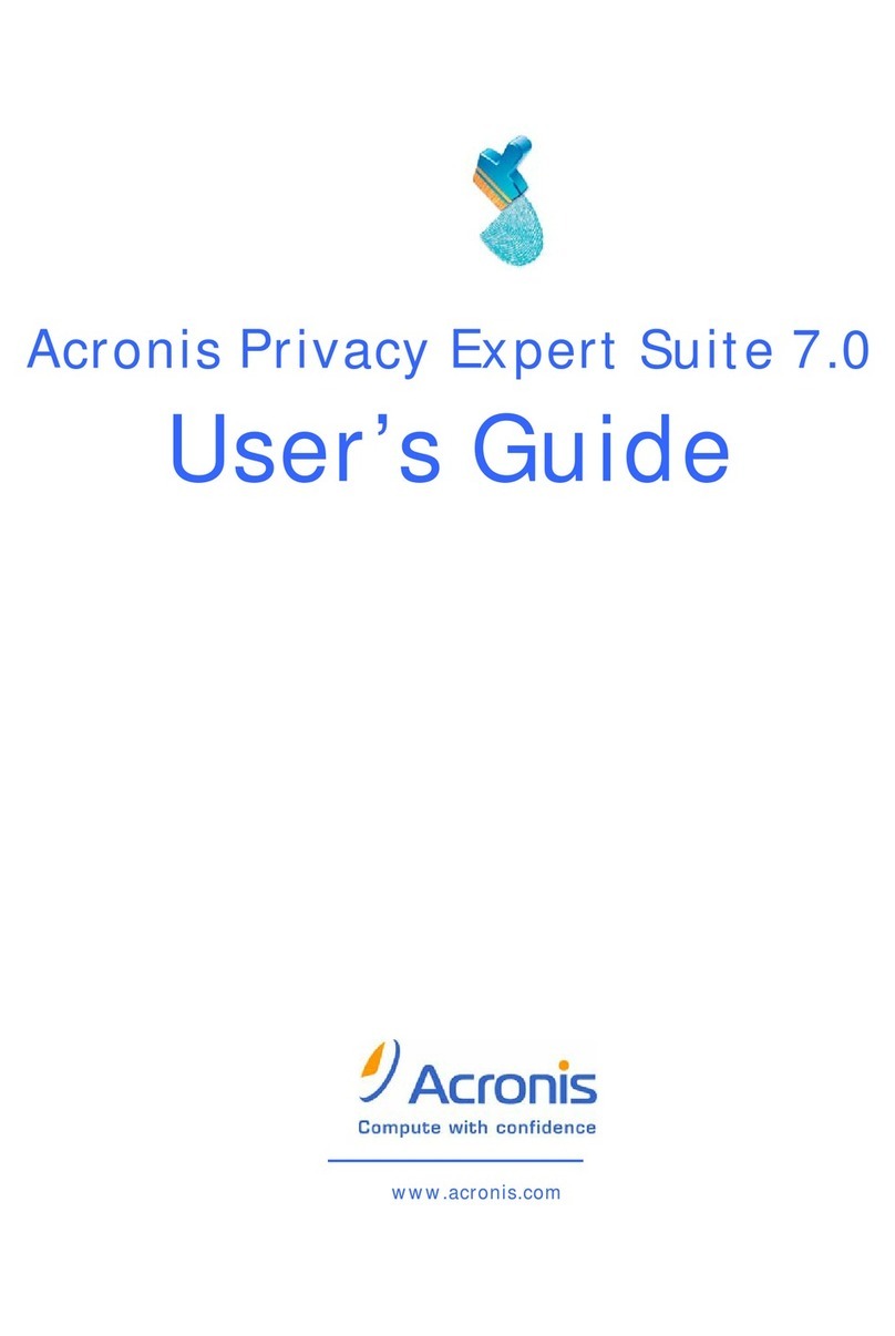 ACRONIS PRIVACY EXPERT SUITE 7.0 user guide