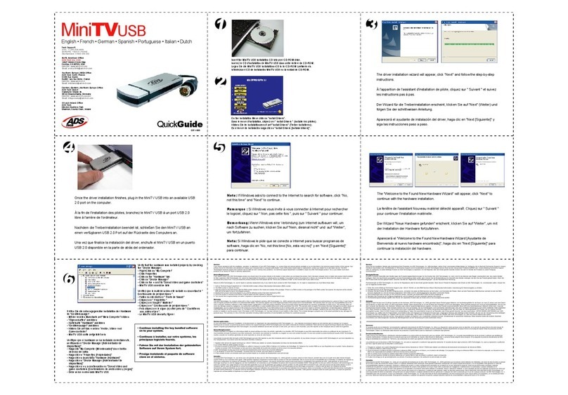 ADS Technologies MINI TV USB - PART 1 quick guide
