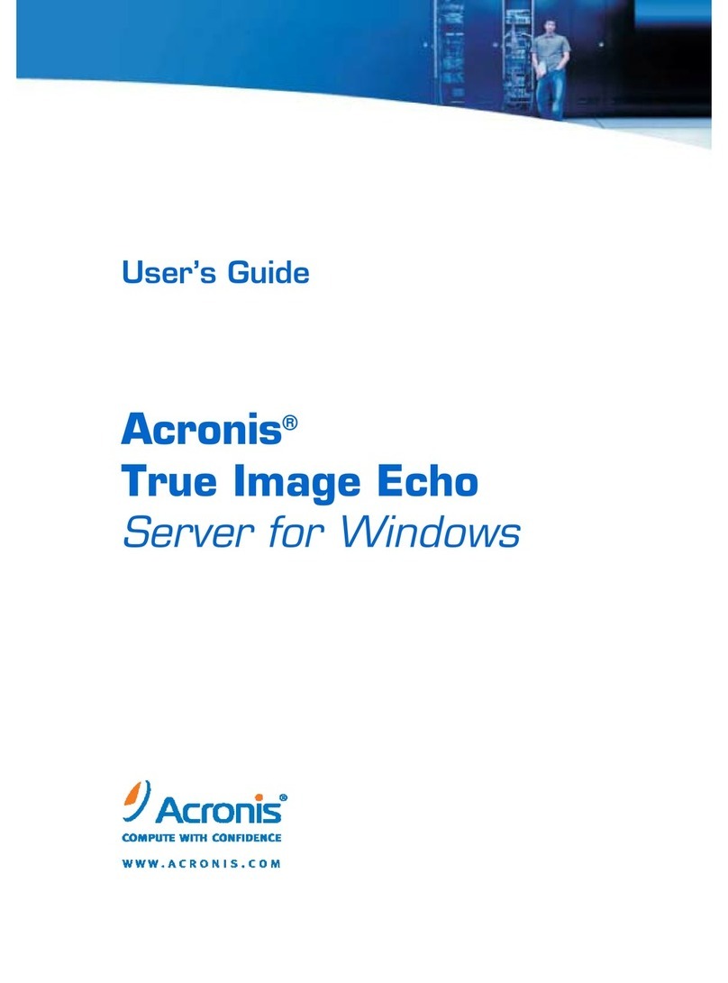 ACRONIS TRUE IMAGE ECHO - FOR LINUX User manual