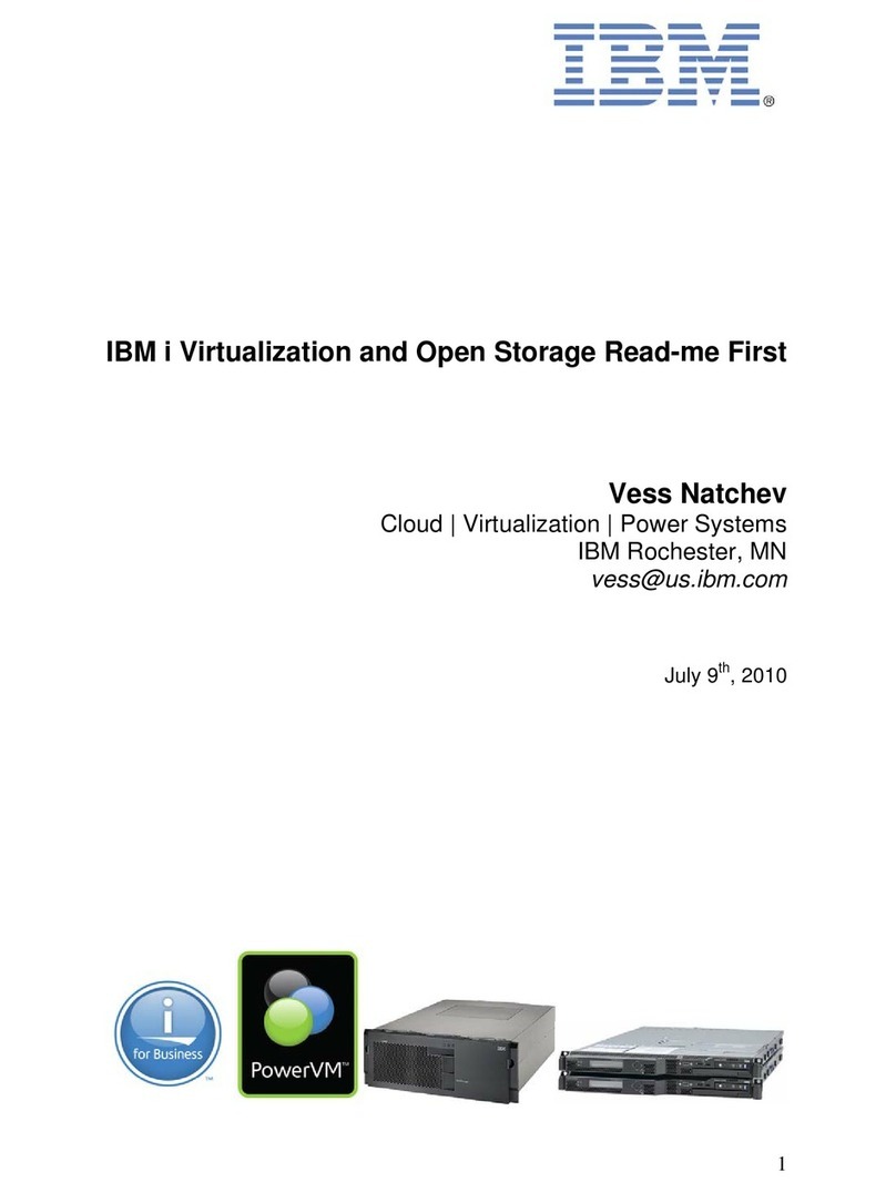 IBM I VIRTUALIZATION - READ ME FIRST 7-9-2010 User manual