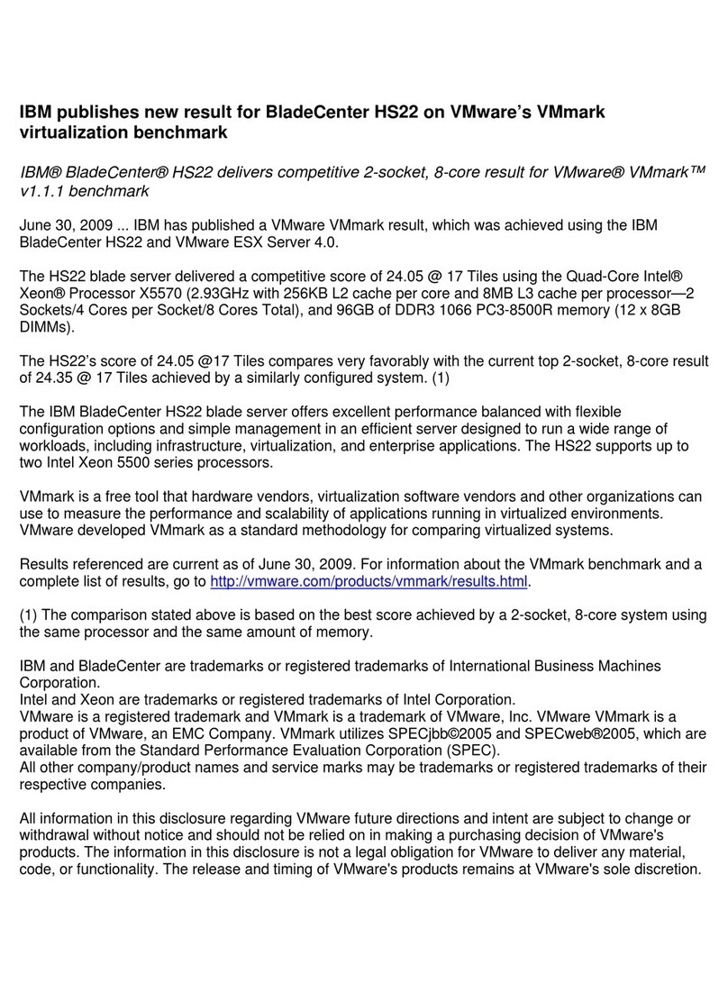 IBM BladeCenter HS22 User manual