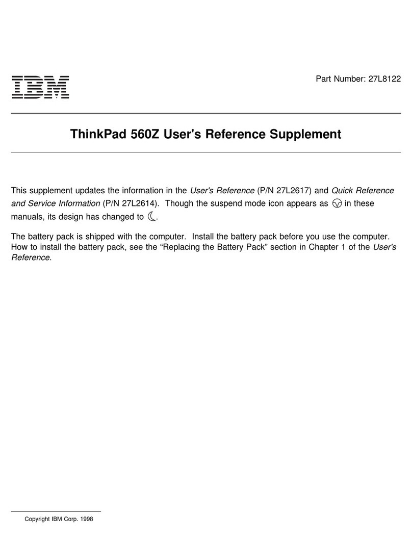 IBM ThinkPad 560Z Configuration guide