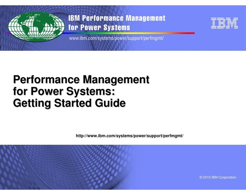 IBM PERFORMANCE MANAGEMENT FOR POWER SYSTEMS User manual