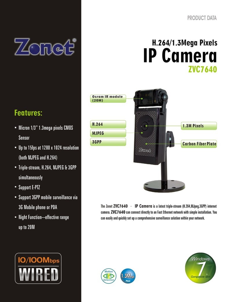 Zonet ZVC7640 Product data
