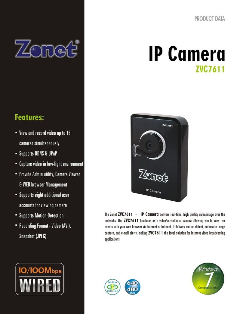 Zonet ZVC7611 Product data