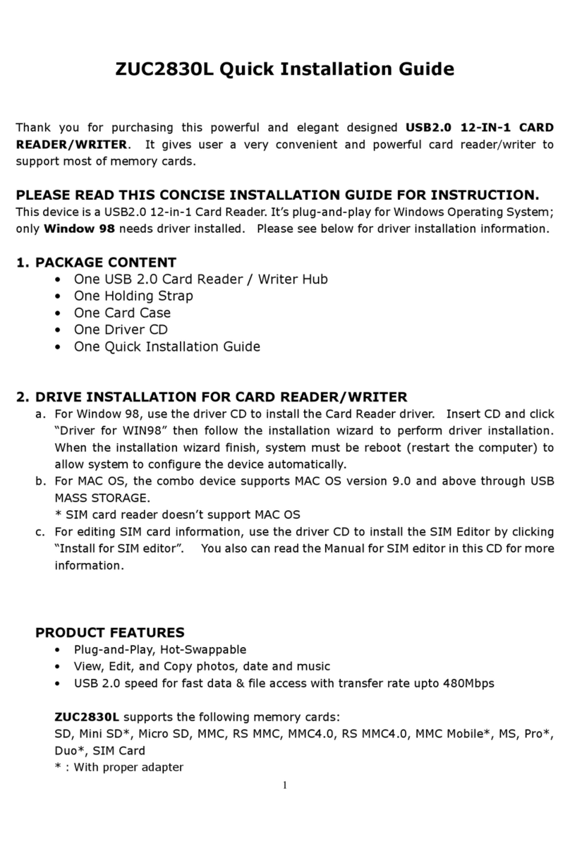 Zonet ZUC2830L User manual