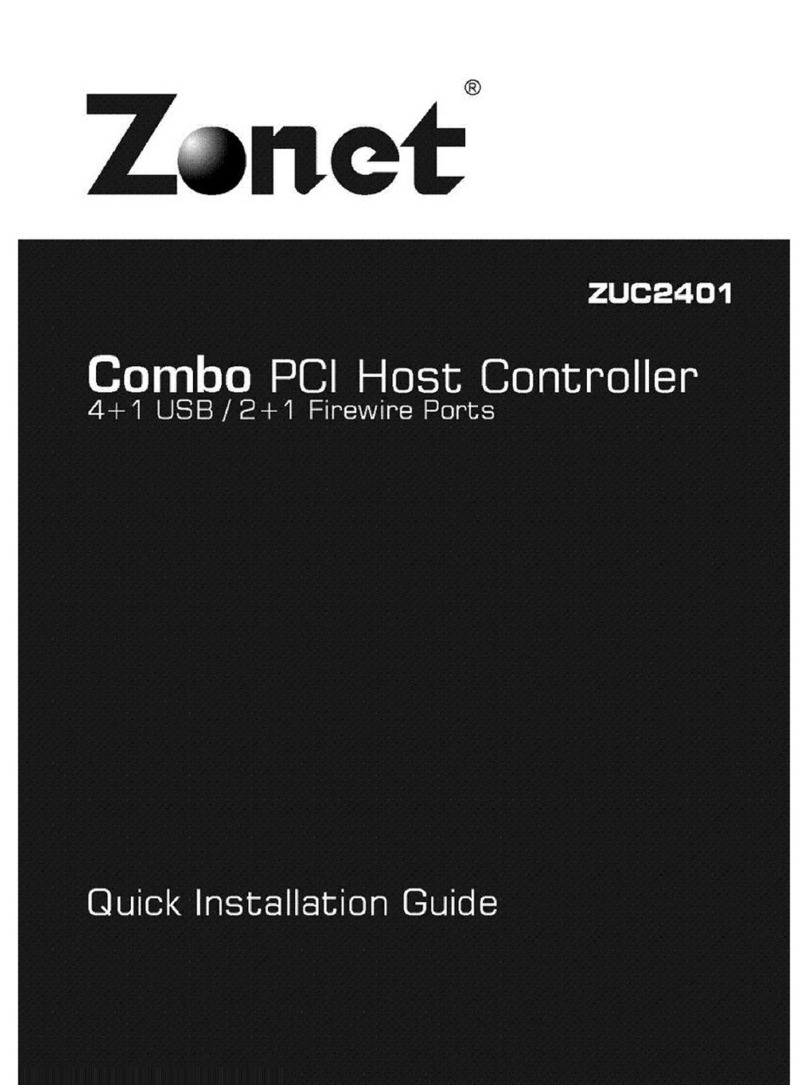 Zonet ZUC2401 Quick installation guide
