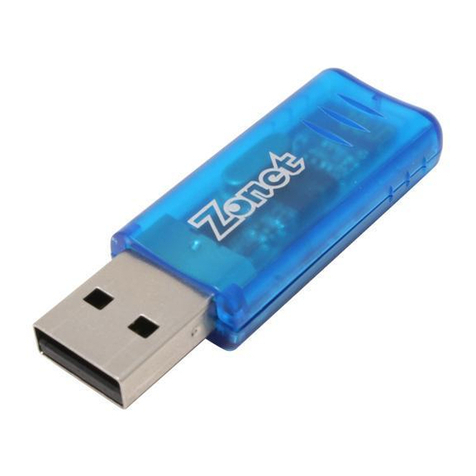 Zonet ZUB6202C - BLUETOOTH V2.0 USB ADAPTER Quick installation guide