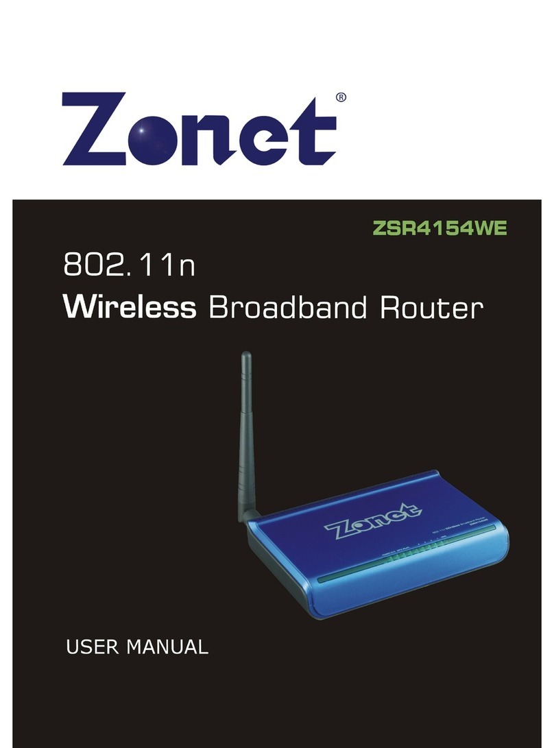 Zonet ZSR4154WE User manual