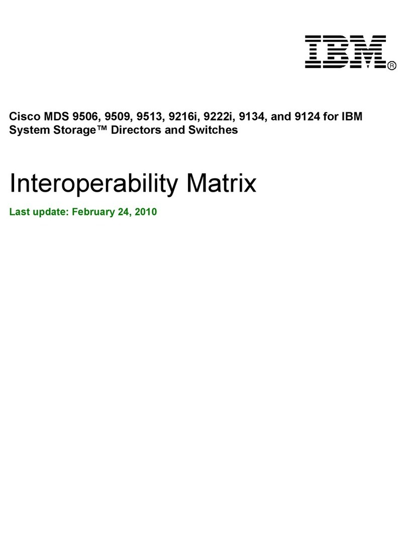 IBM CISCO MDS 9124 - UPDATE FOR  SYSTEM STORAGE Technical manual