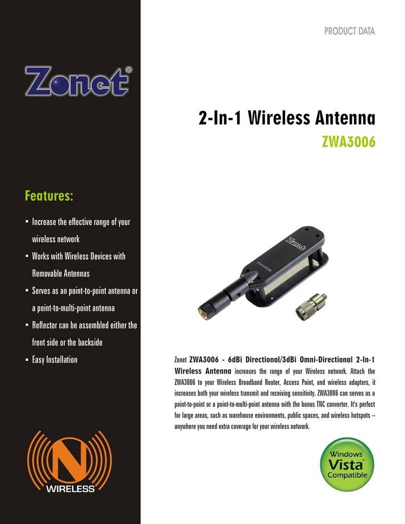 Zonet ZWA3006 Product data
