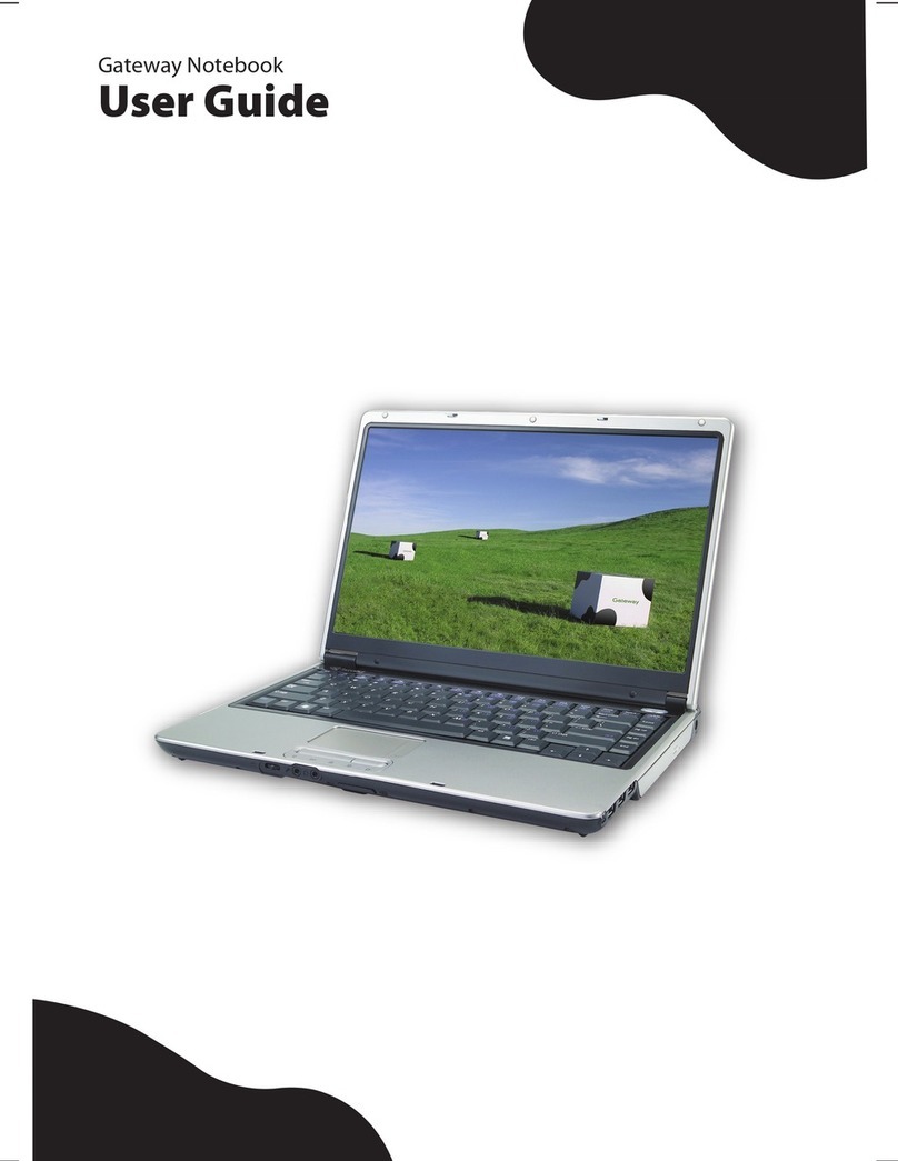 Gateway M250 User manual