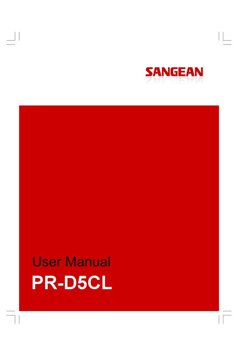 Sangean PR-D5CL user manual