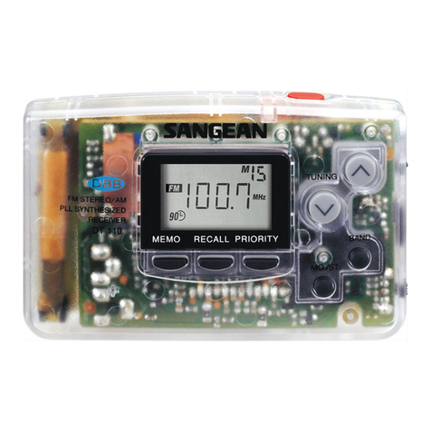 Sangean DT-110CL user manual