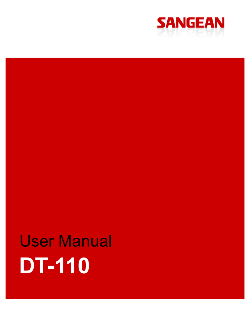 Sangean DT-110 User manual