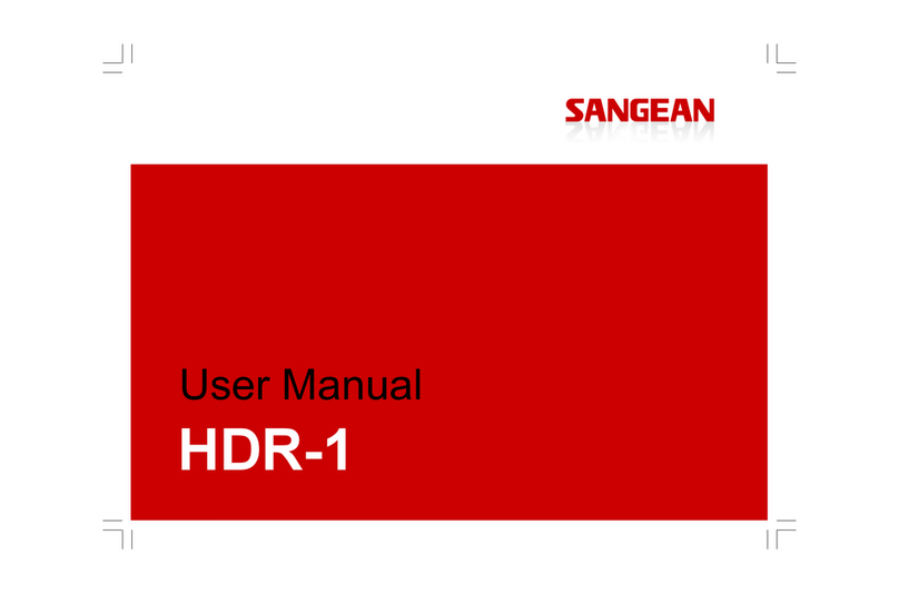 Sangean HDR-1 User manual