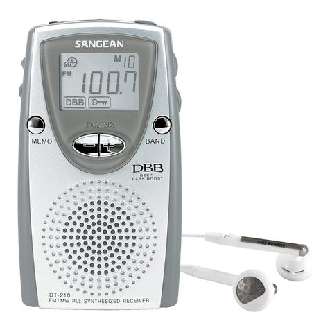 Sangean DT-210 Specifications