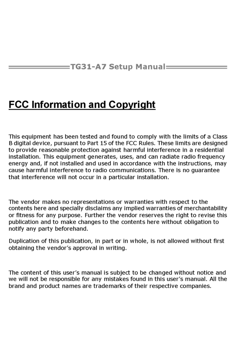Biostar TG31-A7 User guide