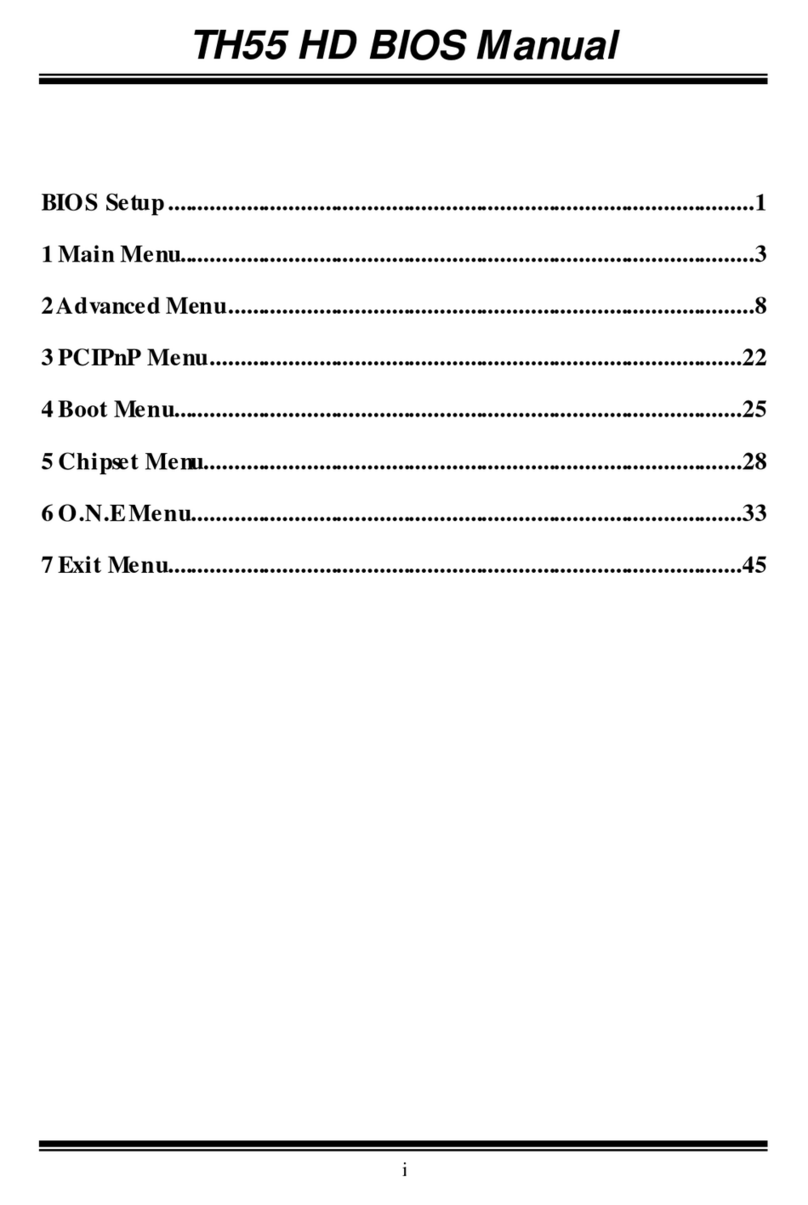 Biostar TH55 HD - BIOS User manual