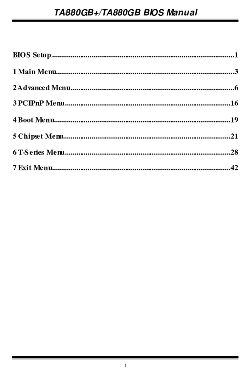 Biostar TA880GB - BIOS User manual