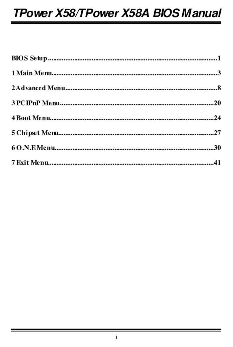 Biostar TPOWER X58 - BIOS User manual