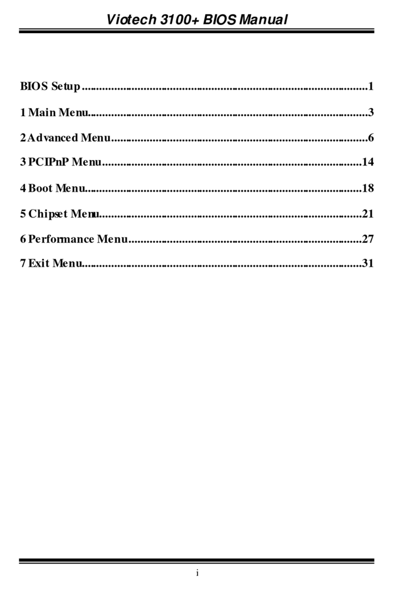 Biostar VIOTECH 3100 PLUS - BIOS User manual