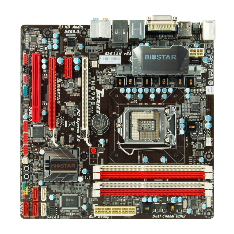 Biostar TP67XE - BIOS User guide