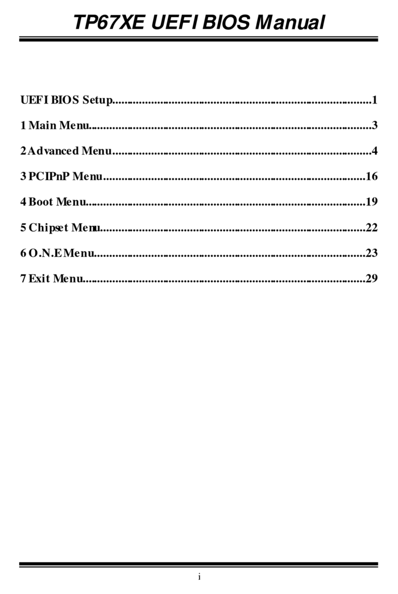 Biostar TP67XE - BIOS User manual