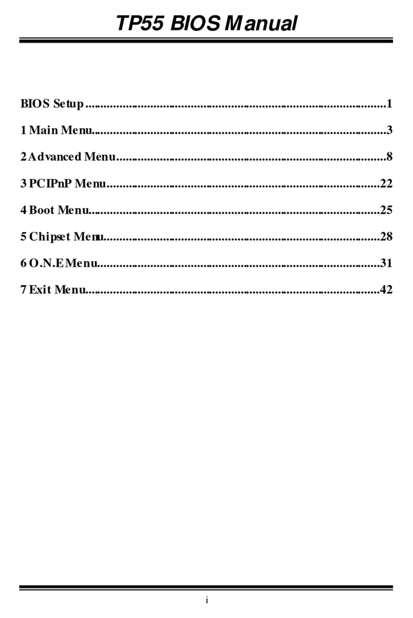 Biostar TP55 - BIOS User manual