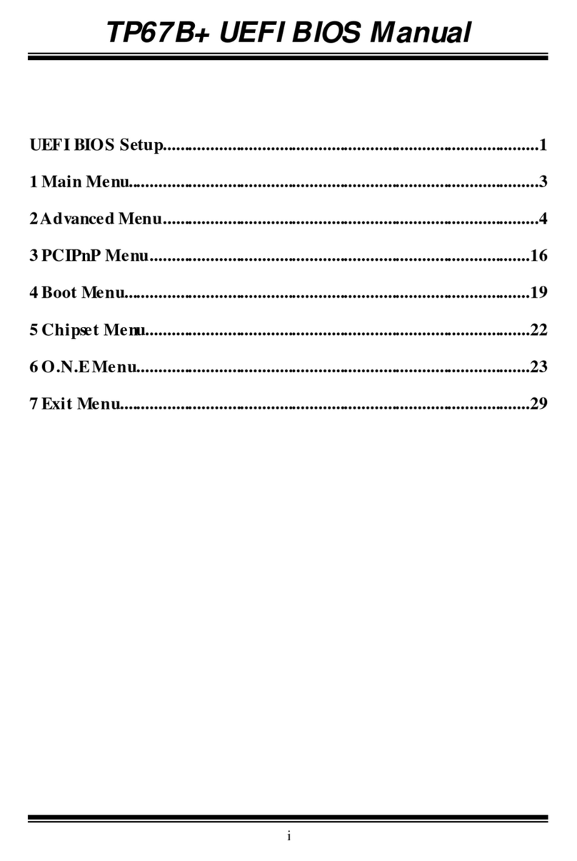 Biostar TP67B PLUS - BIOS User manual