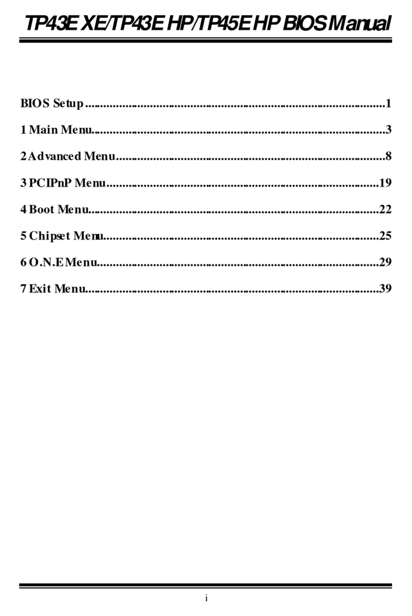 Biostar TP43E HP - BIOS User manual