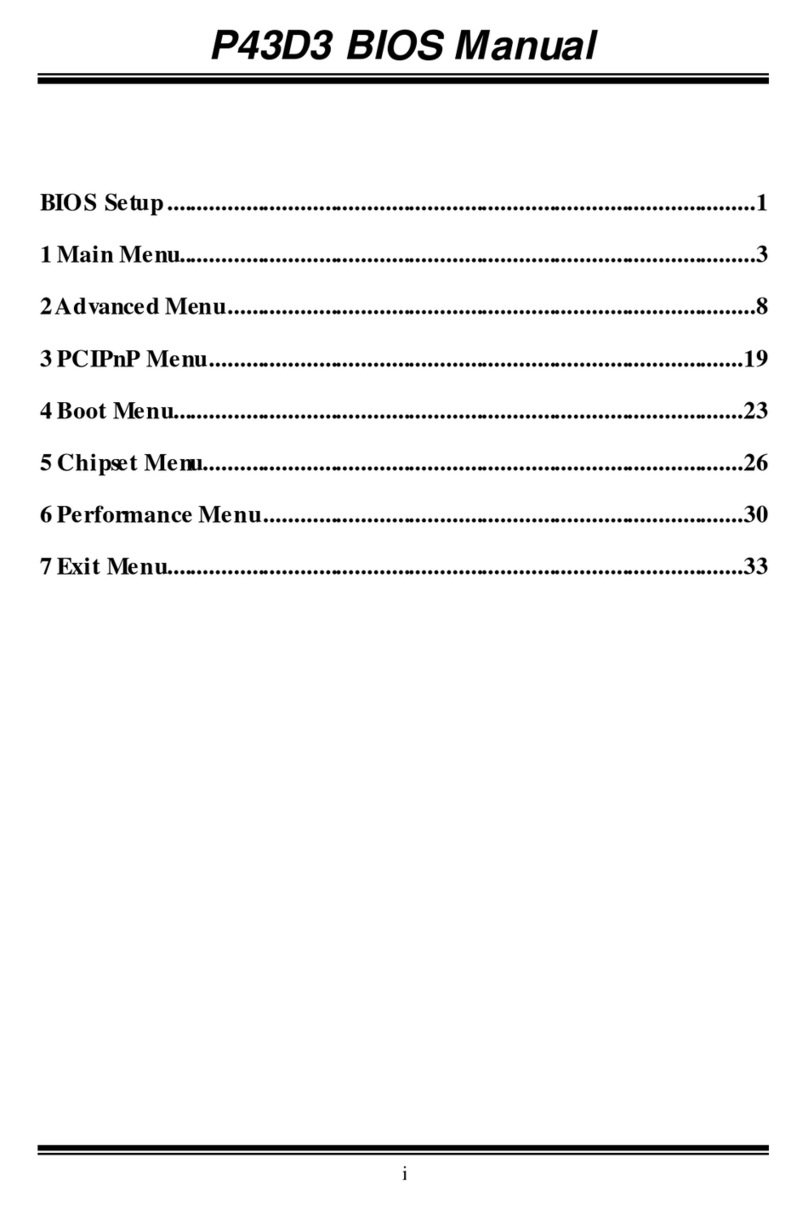 Biostar P43D3 - BIOS User manual
