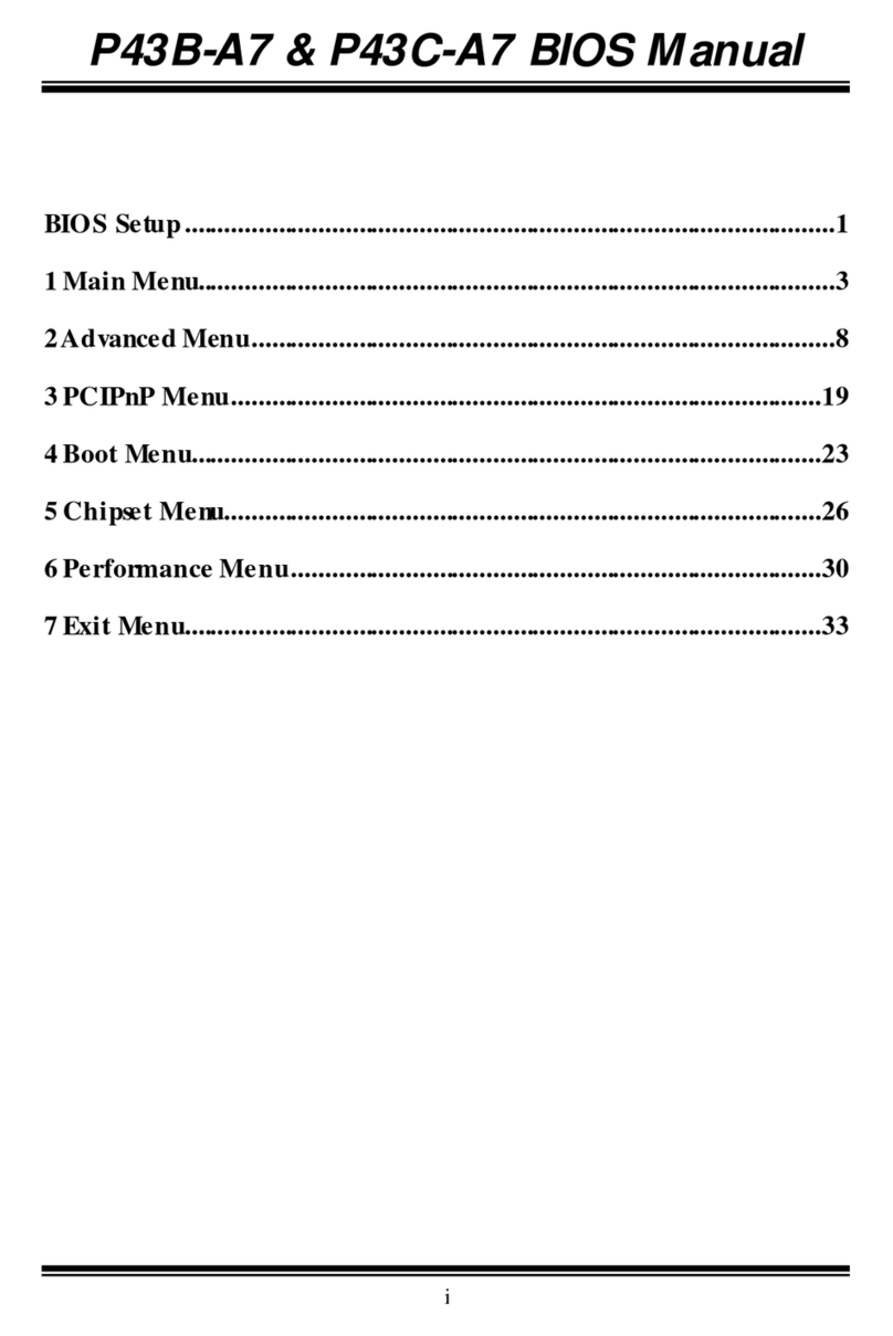 Biostar P43C-A7 - BIOS User manual