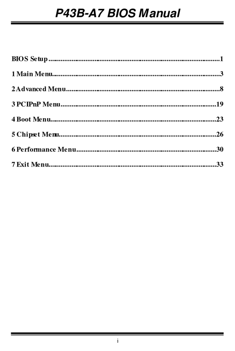 Biostar P43B-A7 - BIOS User manual