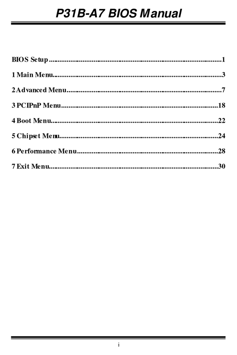 Biostar P31B-A7 - BIOS User manual Biostar P31B-A7 - BIOS User manual