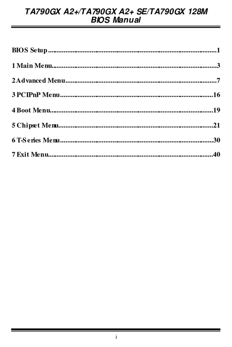 Biostar TA790GX XE - BIOS User manual