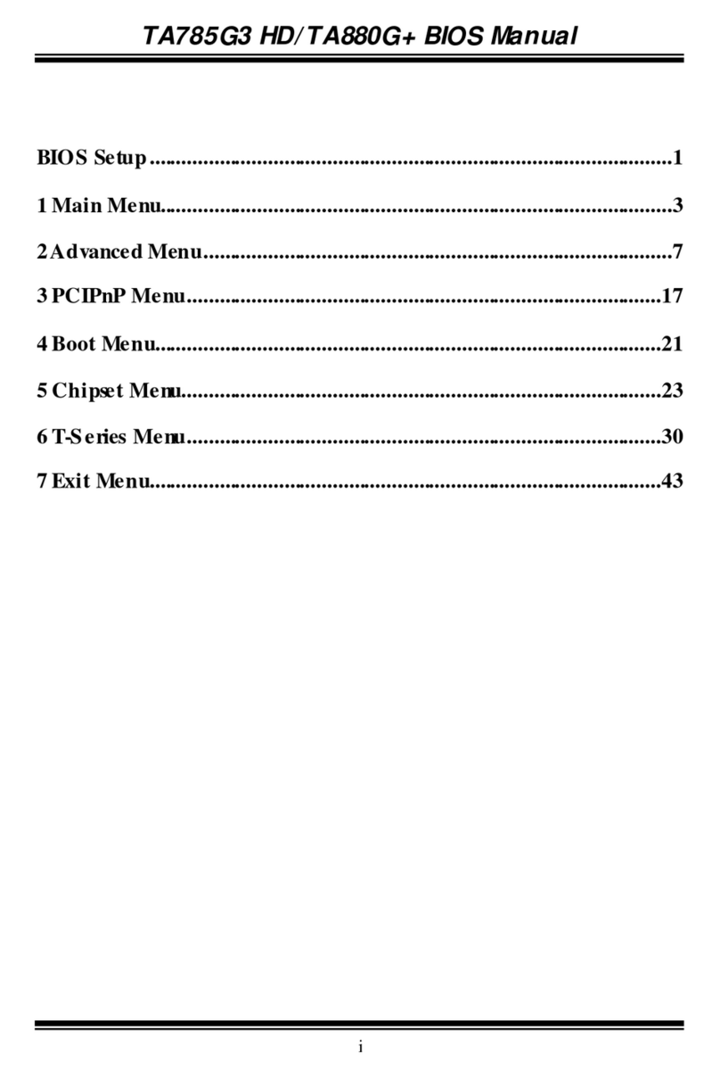 Biostar TA785G3 HD - BIOS manual
