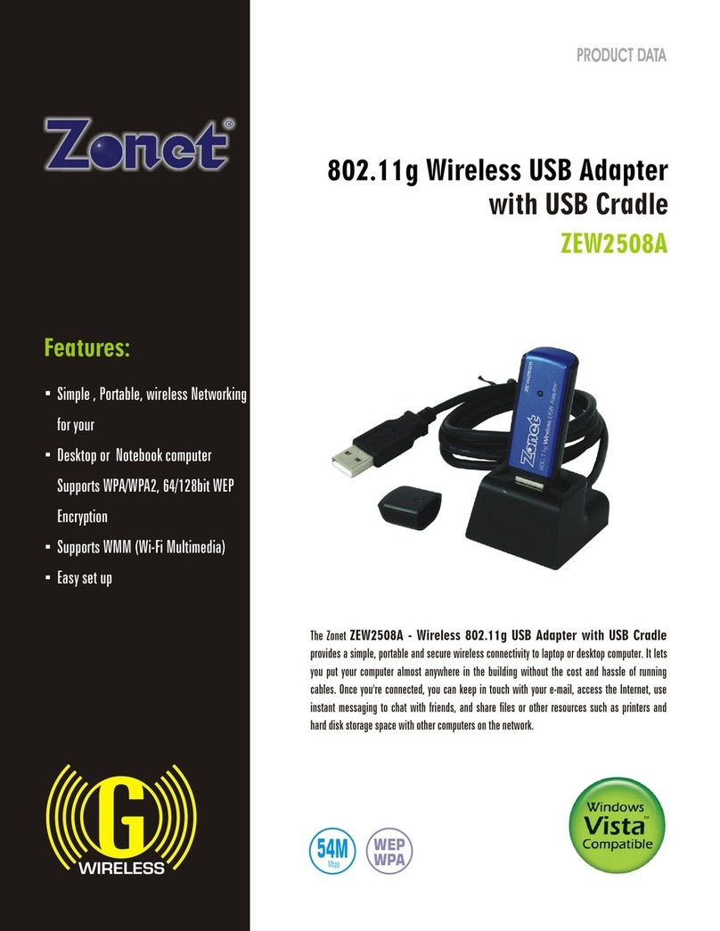 Zonet ZEW2508A Operation manual