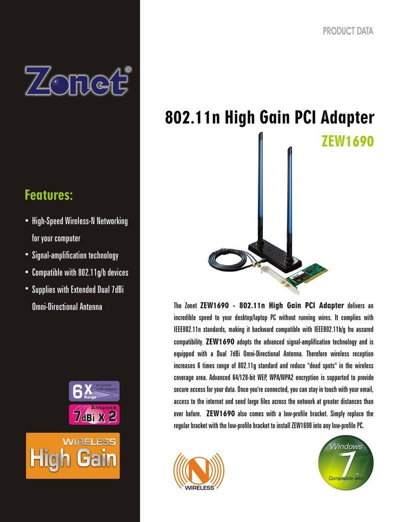 Zonet ZEW1690 datasheet