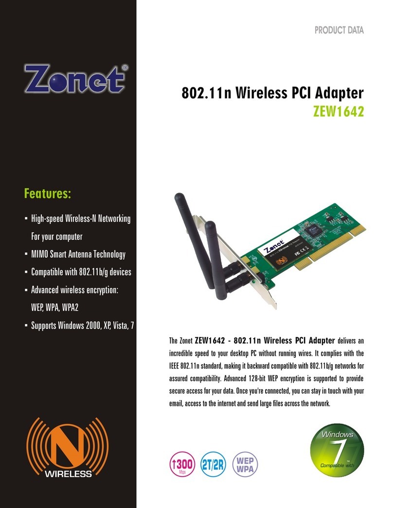 Zonet ZEW1642 Product data