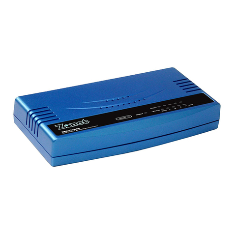 Zonet ZSR0104CP User manual