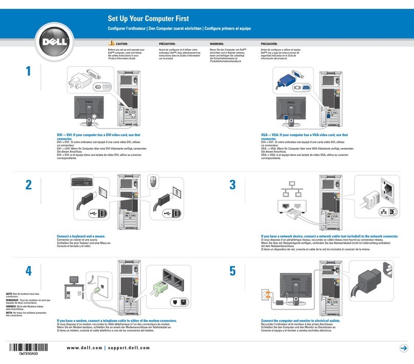 Dell XPS 400 User manual