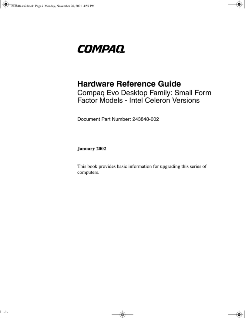 Compaq 470022-515 - Evo - D300 Hardware reference guide