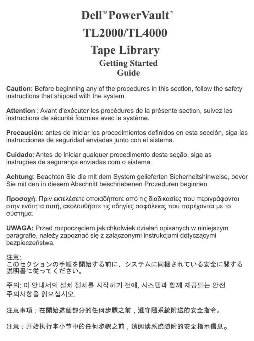 Dell PowerVault TL2000 User manual